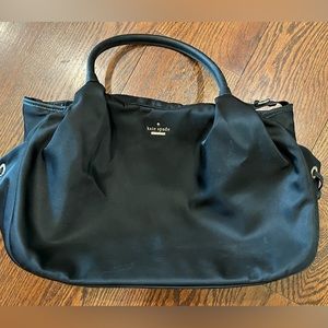 Kate Spade diaper bag- black nylon